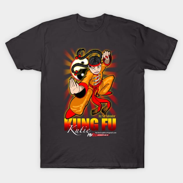 Kung Fu Kutie T-Shirt by MyTeeGraphics